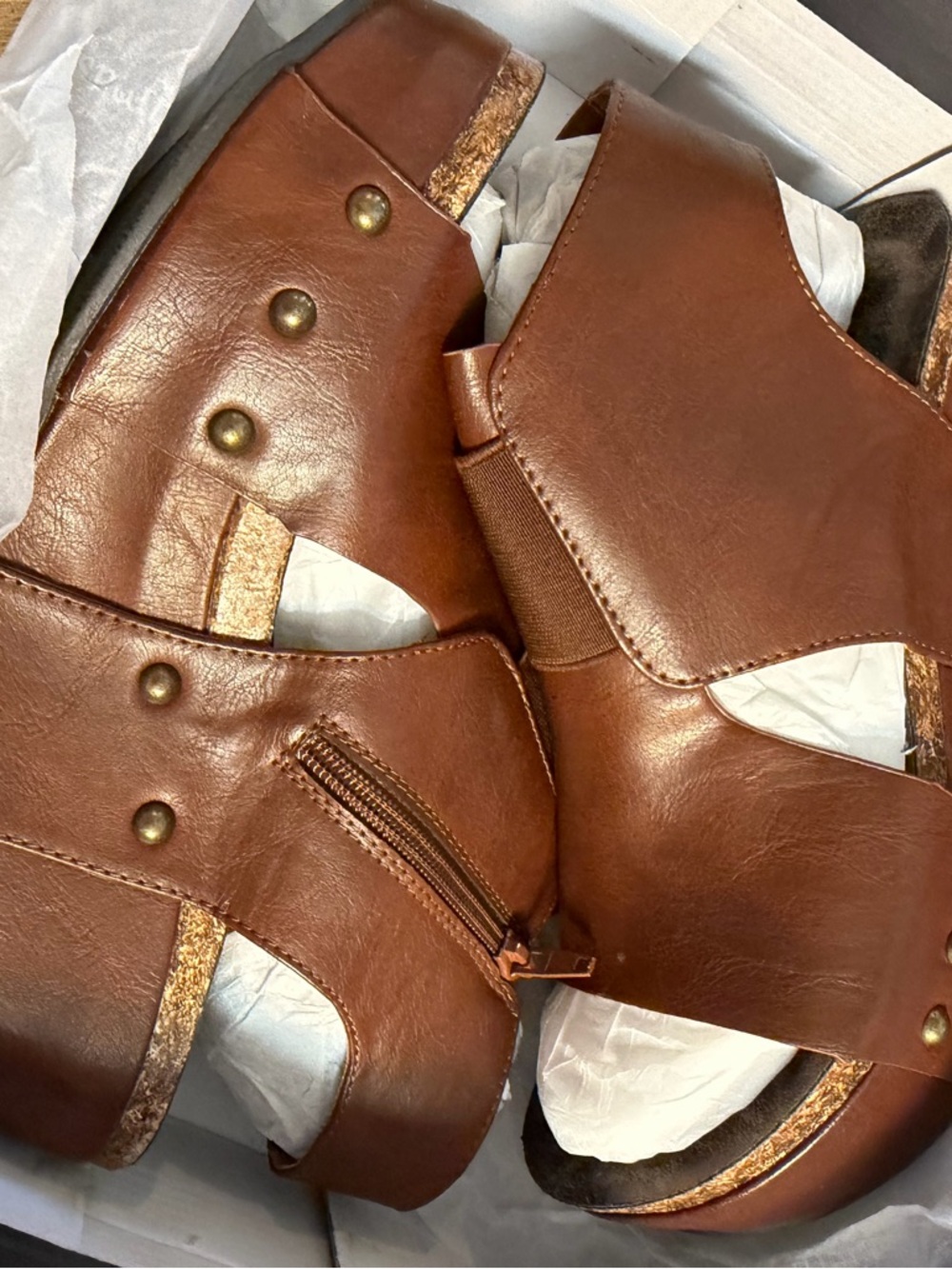 Pierre Dumas Brown Platform Sandals